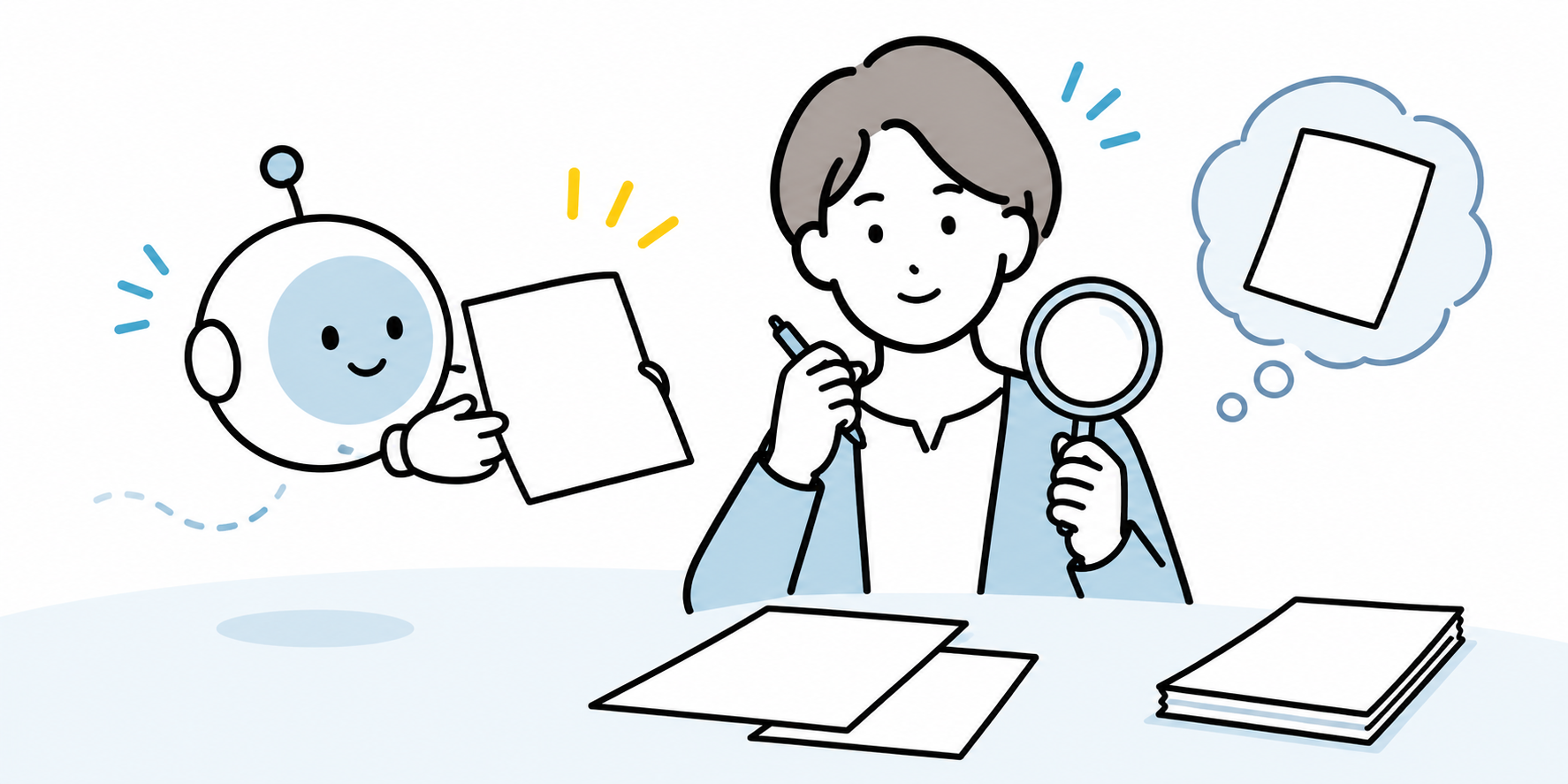 生成AI活用ガイドラインに必ず入れるべき項目 - AI出力は「下書き」として扱うの挿絵