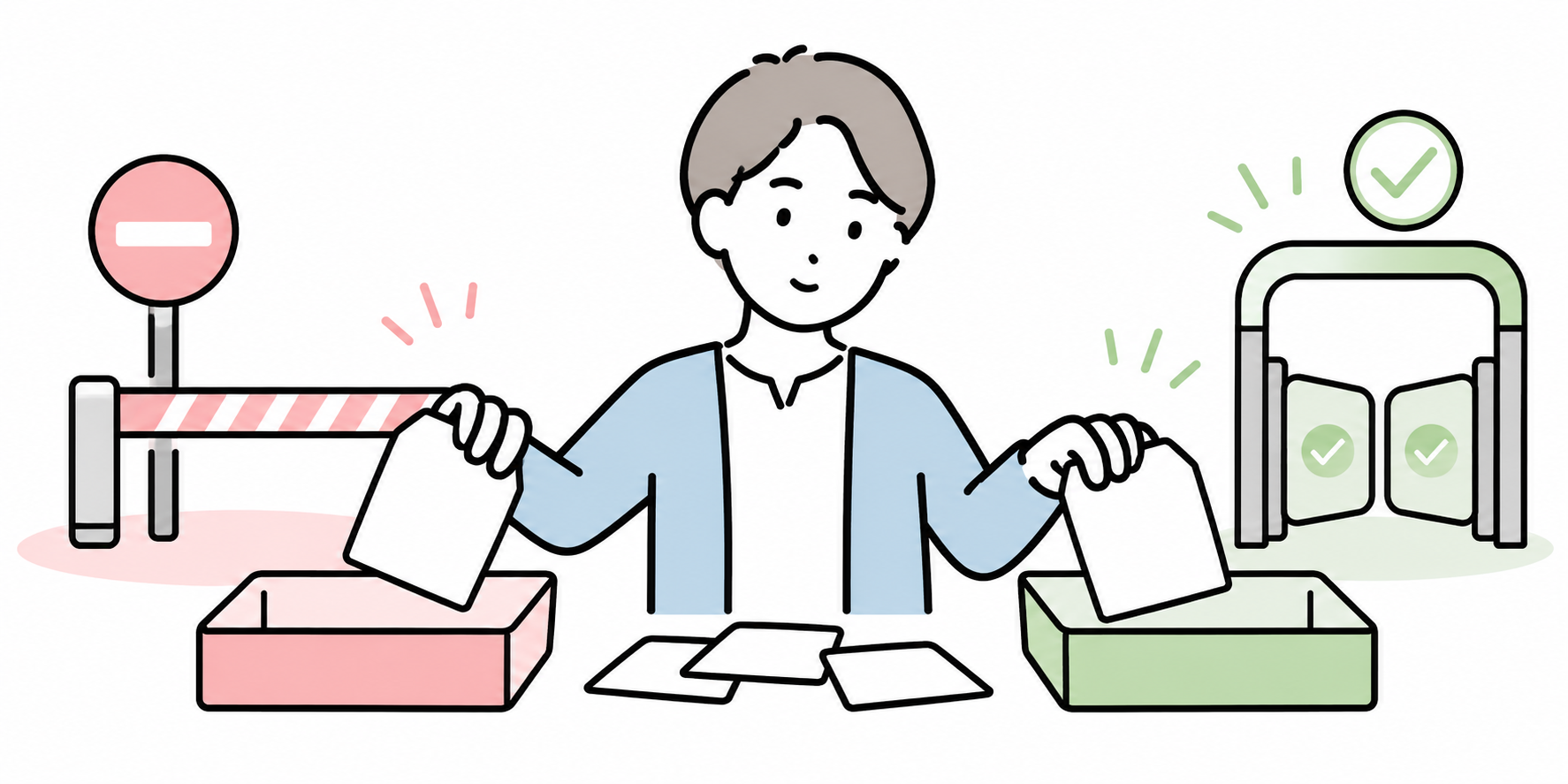 生成AI活用ガイドラインに必ず入れるべき項目 - 禁止事項と要承認事項を分けるの挿絵