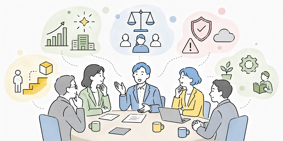 The points executives should raise internally