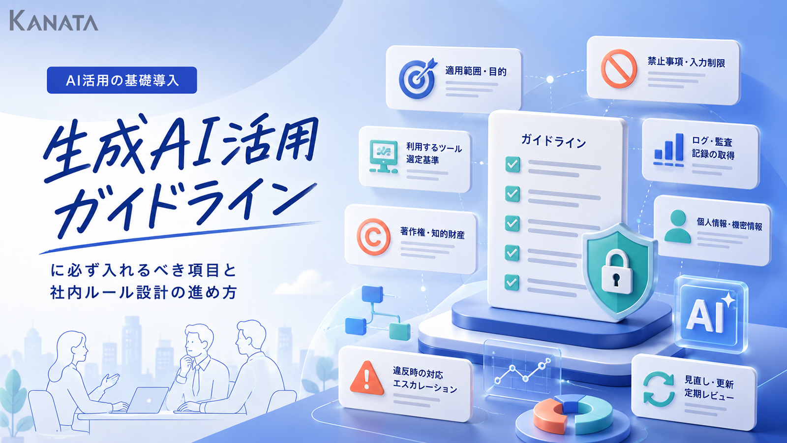 生成AI活用ガイドラインとは？入れるべき項目と社内ルール設計を解説