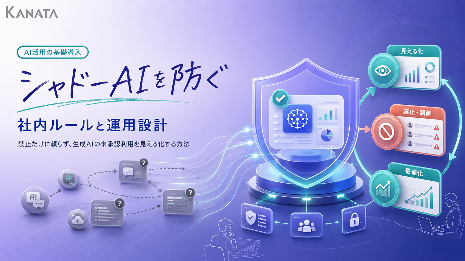 シャドーAI対策の社内ルール設計｜未承認利用を見える化する運用方法