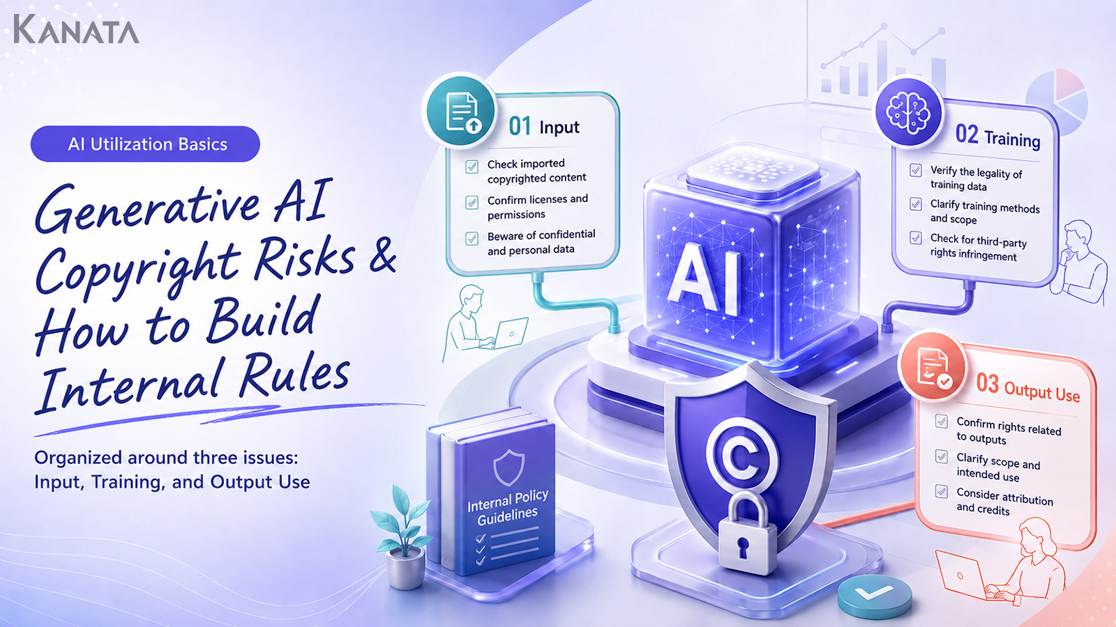 Generative AI Copyright Risks Explained: Input, Training & Output — A Guide to Internal Rules