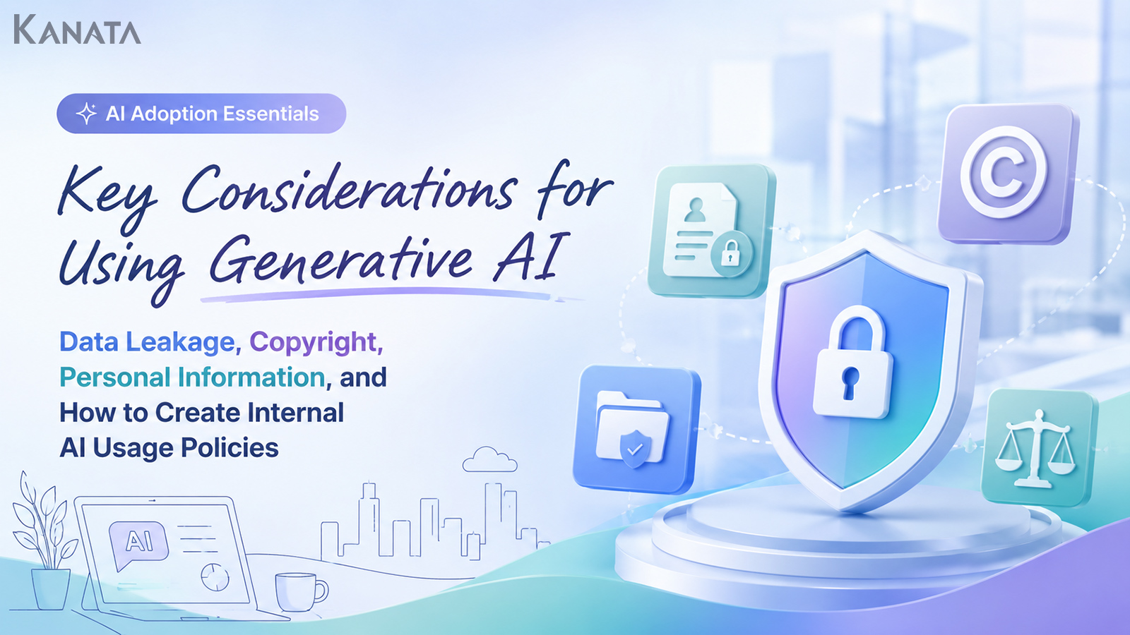 Generative AI Risk Assessment for Businesses: Data Leakage, Copyright, and Personal Information