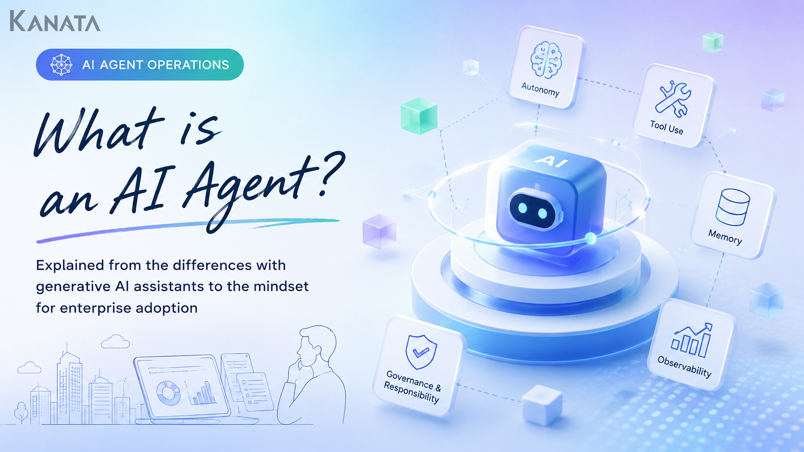 What Is an AI Agent? How It Differs from a Generative AI Assistant