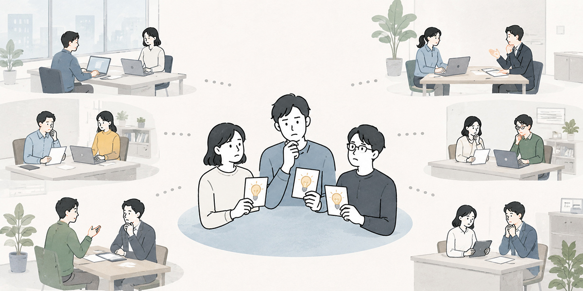 なぜ推進部門だけではAI活用アイデアが広がらないのか