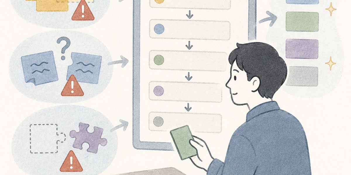 AI導入前に行うべき業務棚卸しの進め方 - 業務一覧を作るときの注意点の挿絵