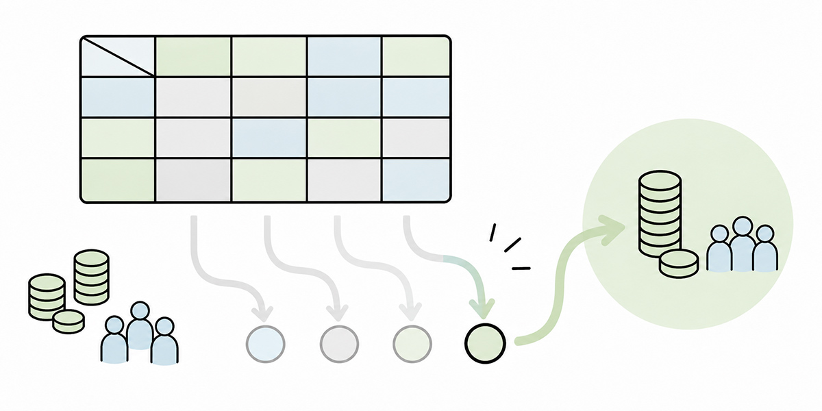 Putting the matrix to work in AI investment decisions