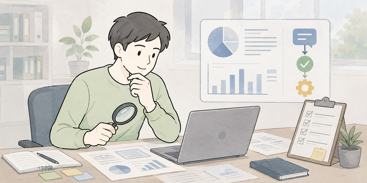 精度評価は導入後に必ず行う