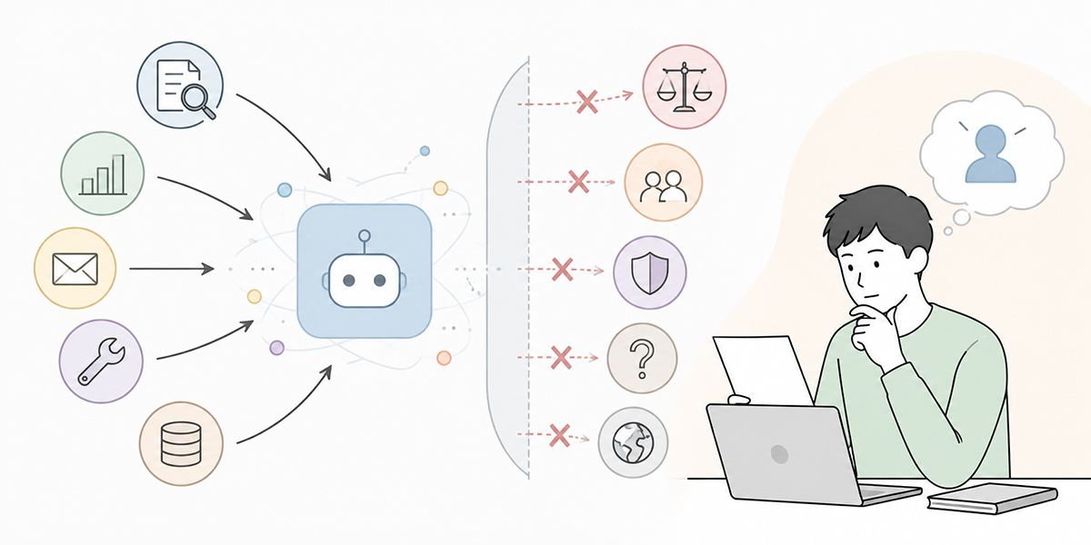 An AI agent is no panacea