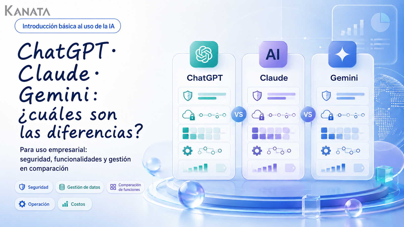 ¿Cuál es la diferencia entre ChatGPT, Claude y Gemini? Puntos clave para el uso corporativo